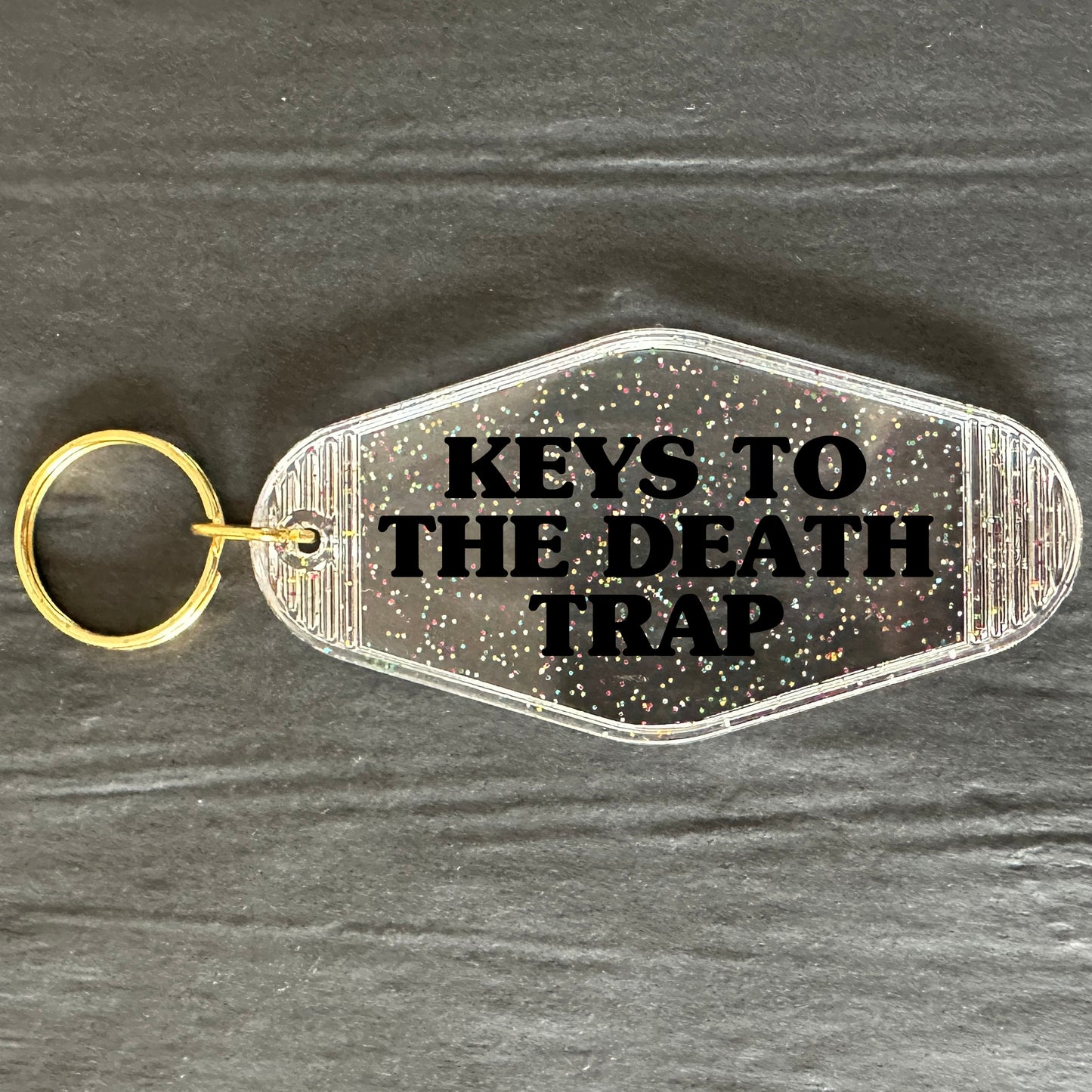 KEYS TO THE DEATH TRAP KEYRING