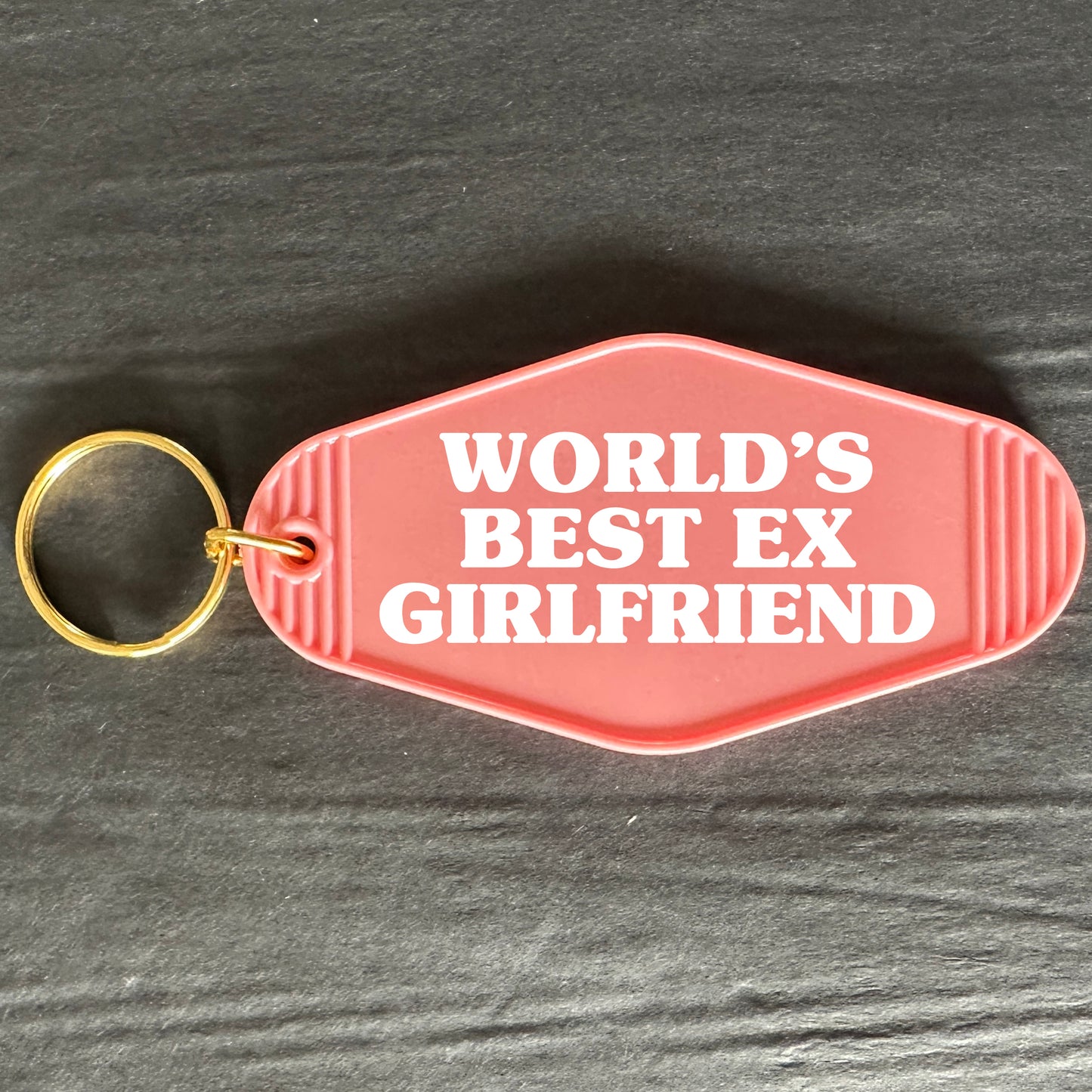 WORLDS BEST EX KEYRING