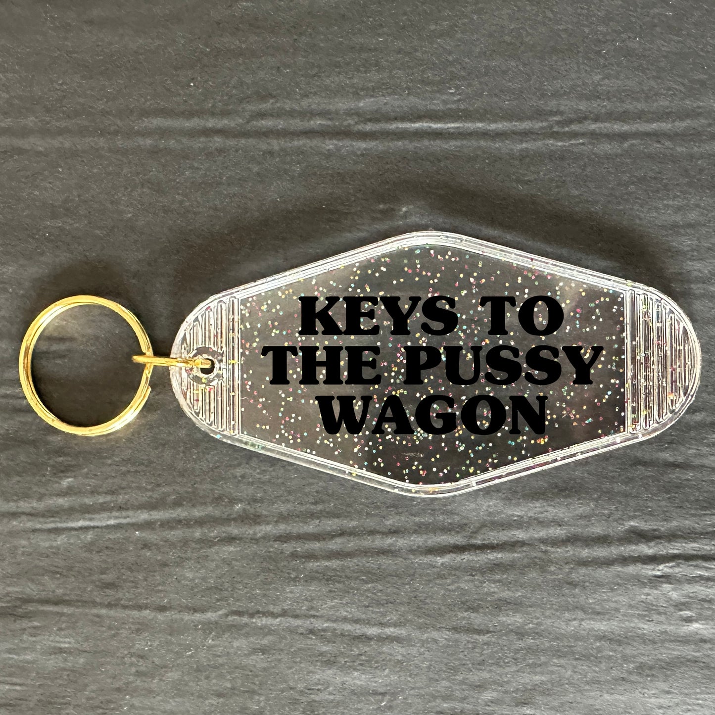 PUSSY WAGON KEYRING