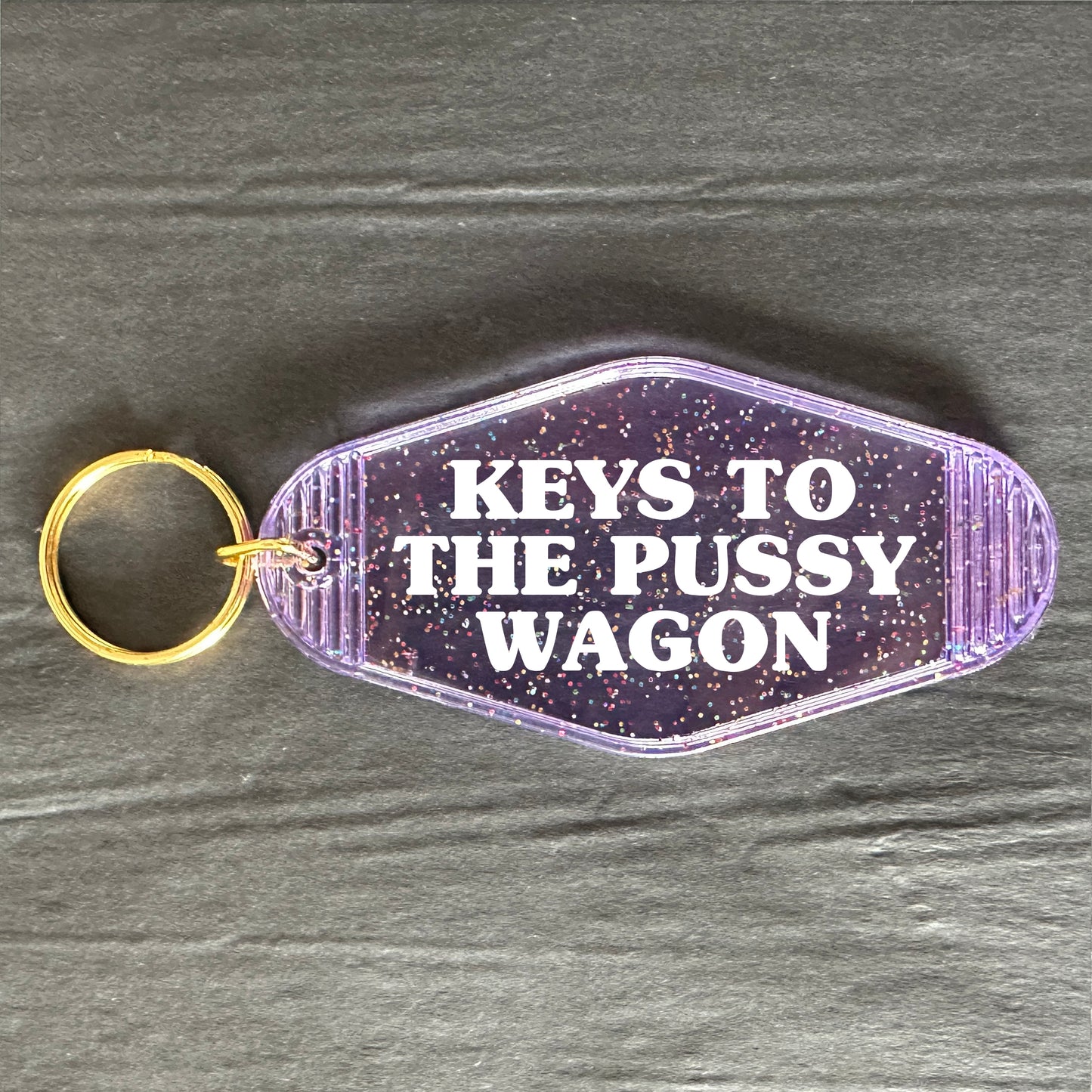 PUSSY WAGON KEYRING