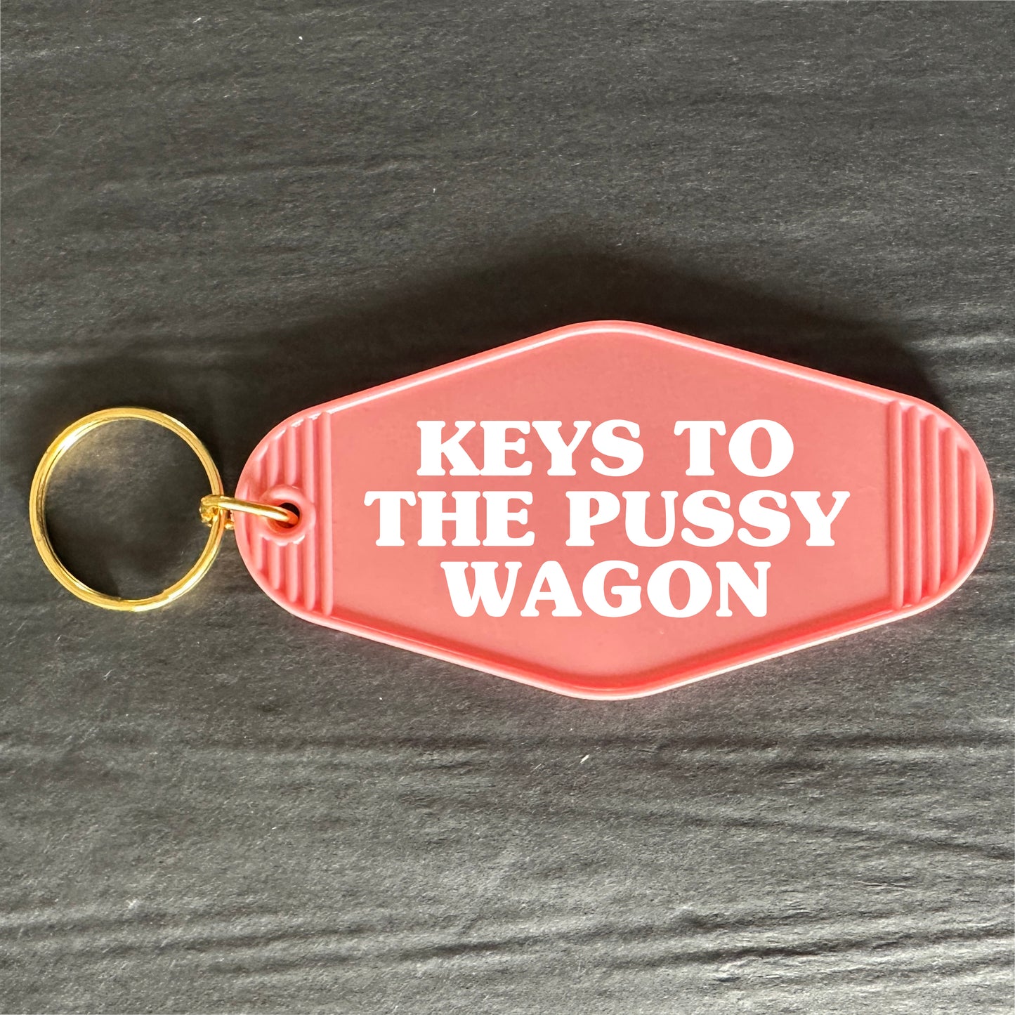 PUSSY WAGON KEYRING