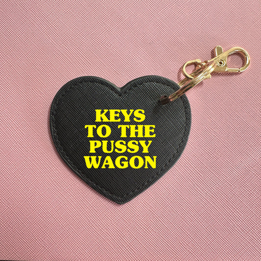 KEYS TO THE PUSSY WAGON KEYRING