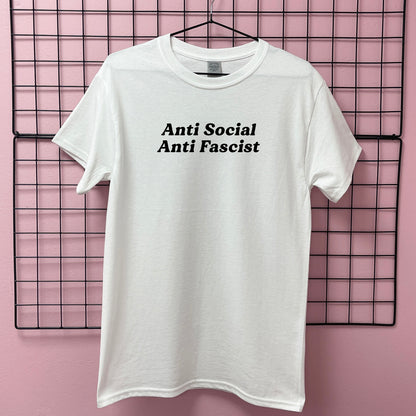 ANTI SOCIAL ANTI FASCIST T-SHIRT