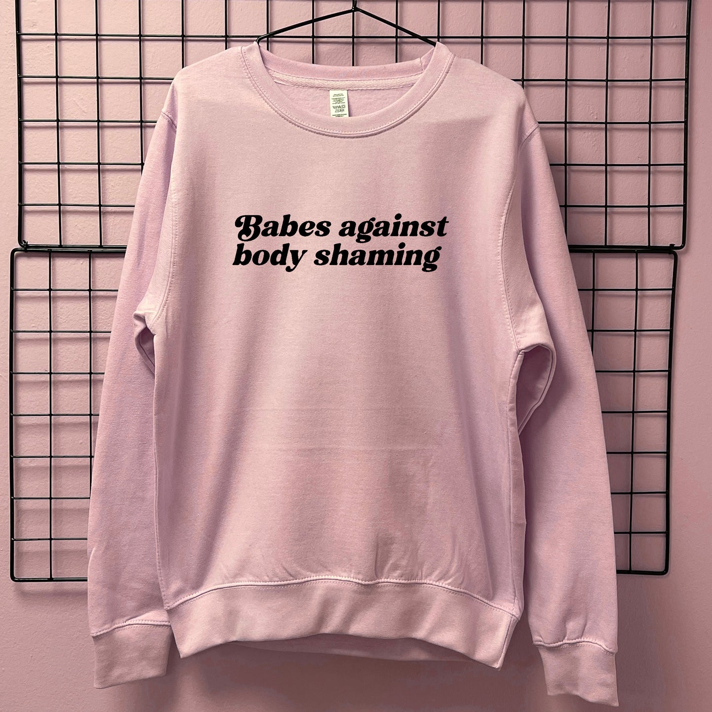 BABES AGAINST BODY SHAMING SWEATSHIRT