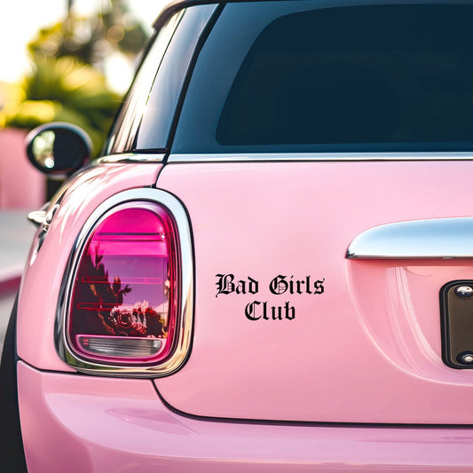 BAD GIRLS CLUB CAR DECAL STICKER