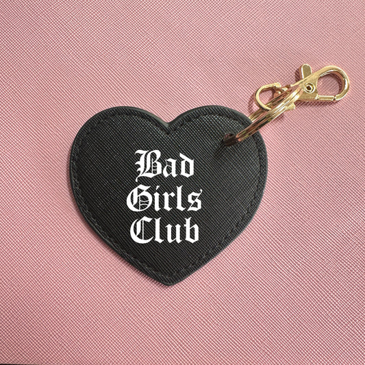 BAD GIRLS CLUB HEART KEYRING