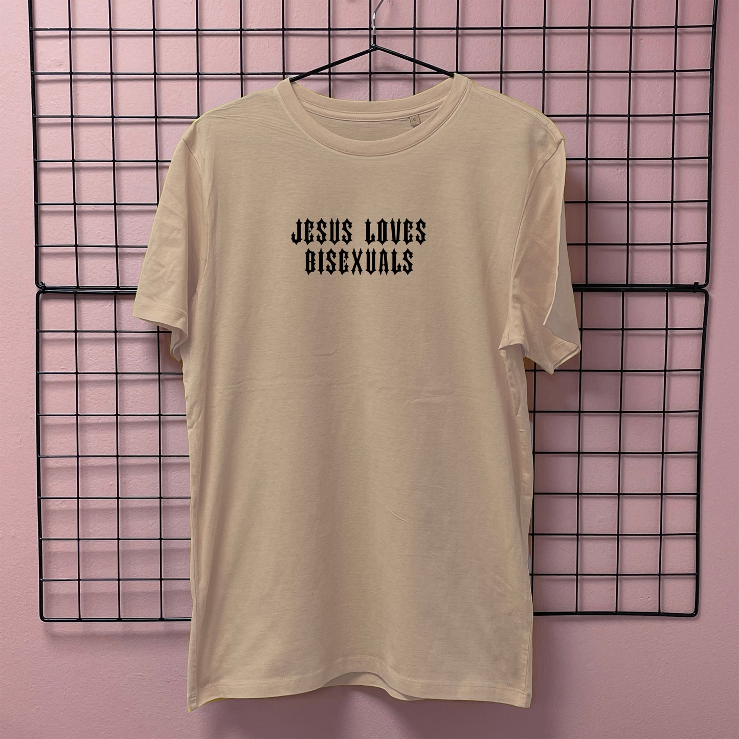 JESUS LOVES BISEXUALS PRIDE T-SHIRT