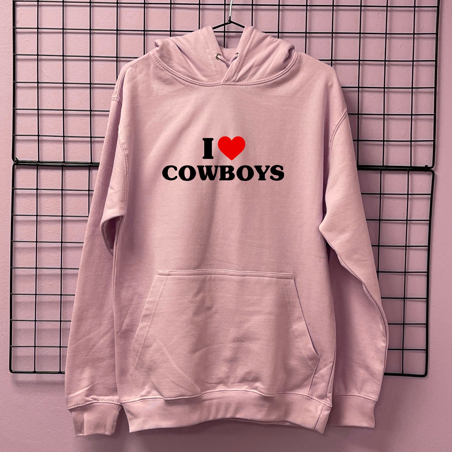 I LOVE COWBOYS HOODIE