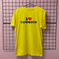 I LOVE COWBOYS T-SHIRT