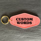 CUSTOM KEYRING