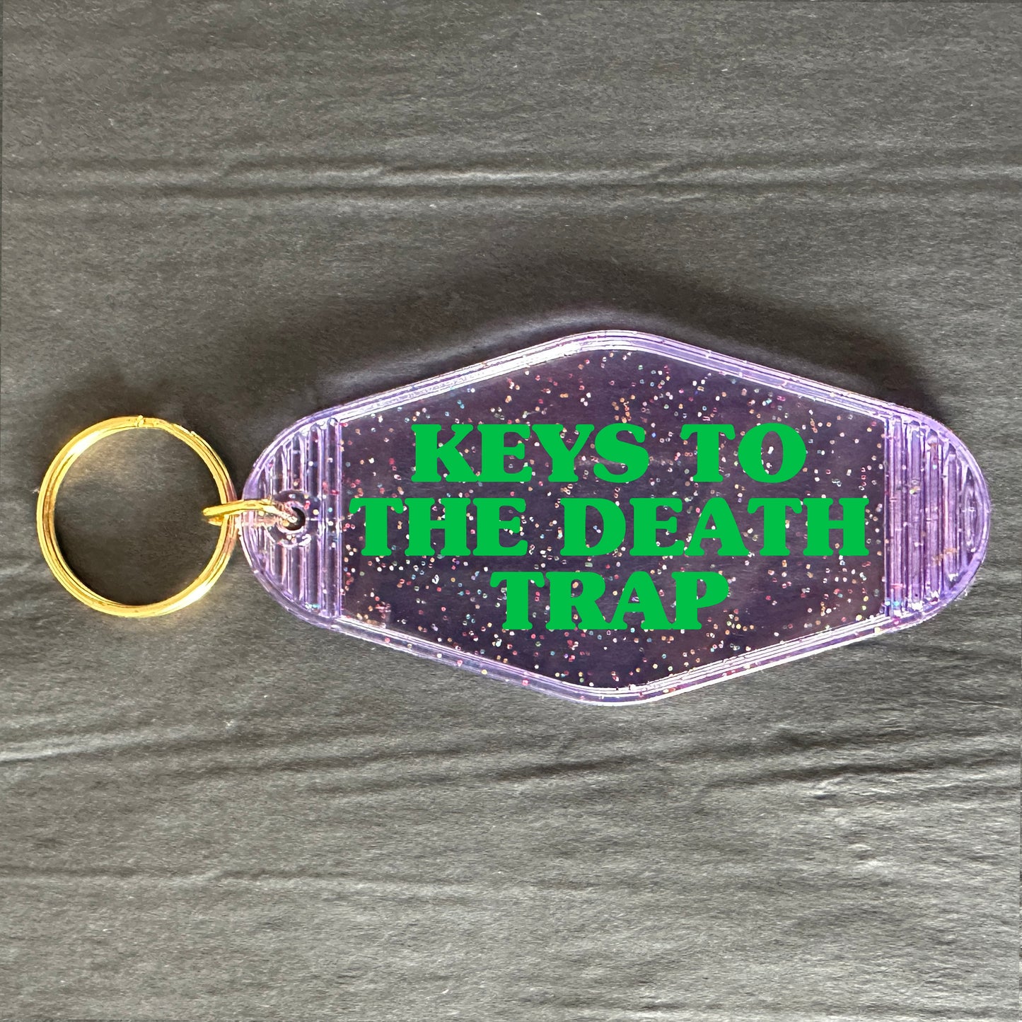 KEYS TO THE DEATH TRAP KEYRING