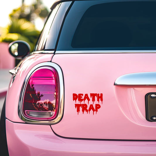 DEATH TRAP CAR DECAL STICKER