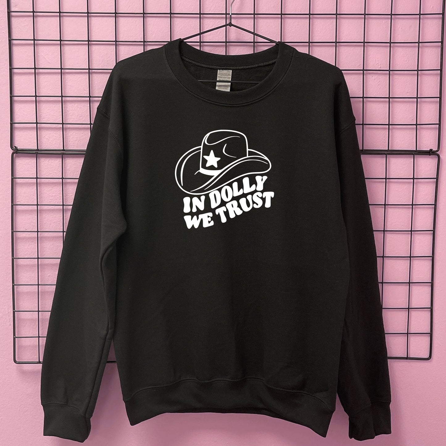 IN DOLLY WE TRUST HAT SWEATSHIRT