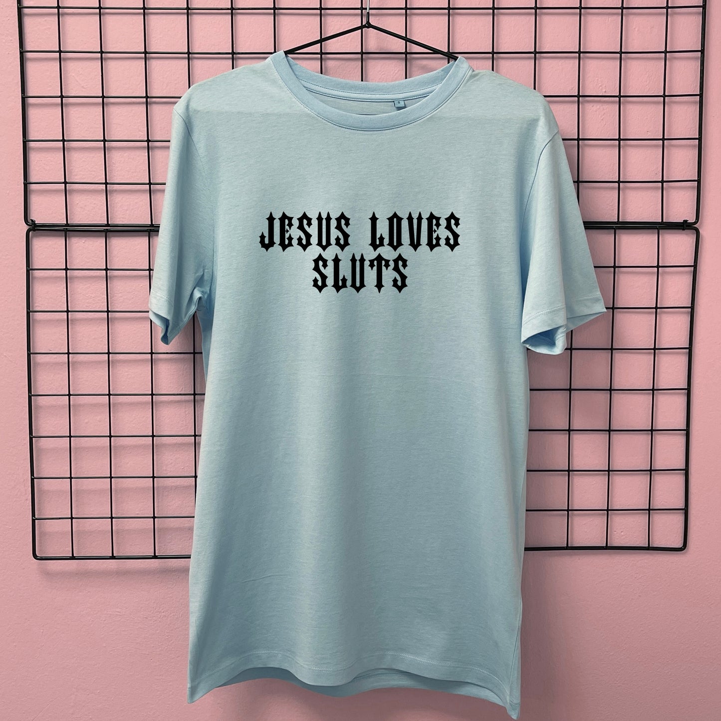 JESUS LOVES SLUTS GOTHIC T-SHIRT