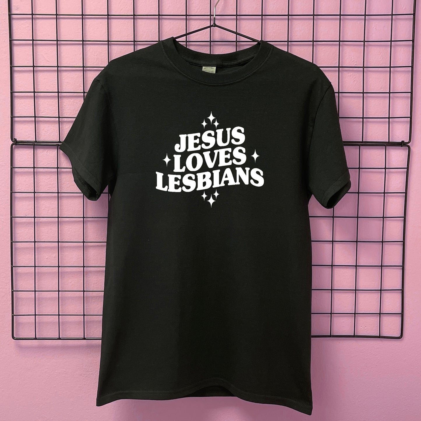 JESUS LOVES LESBIANS T-SHIRT