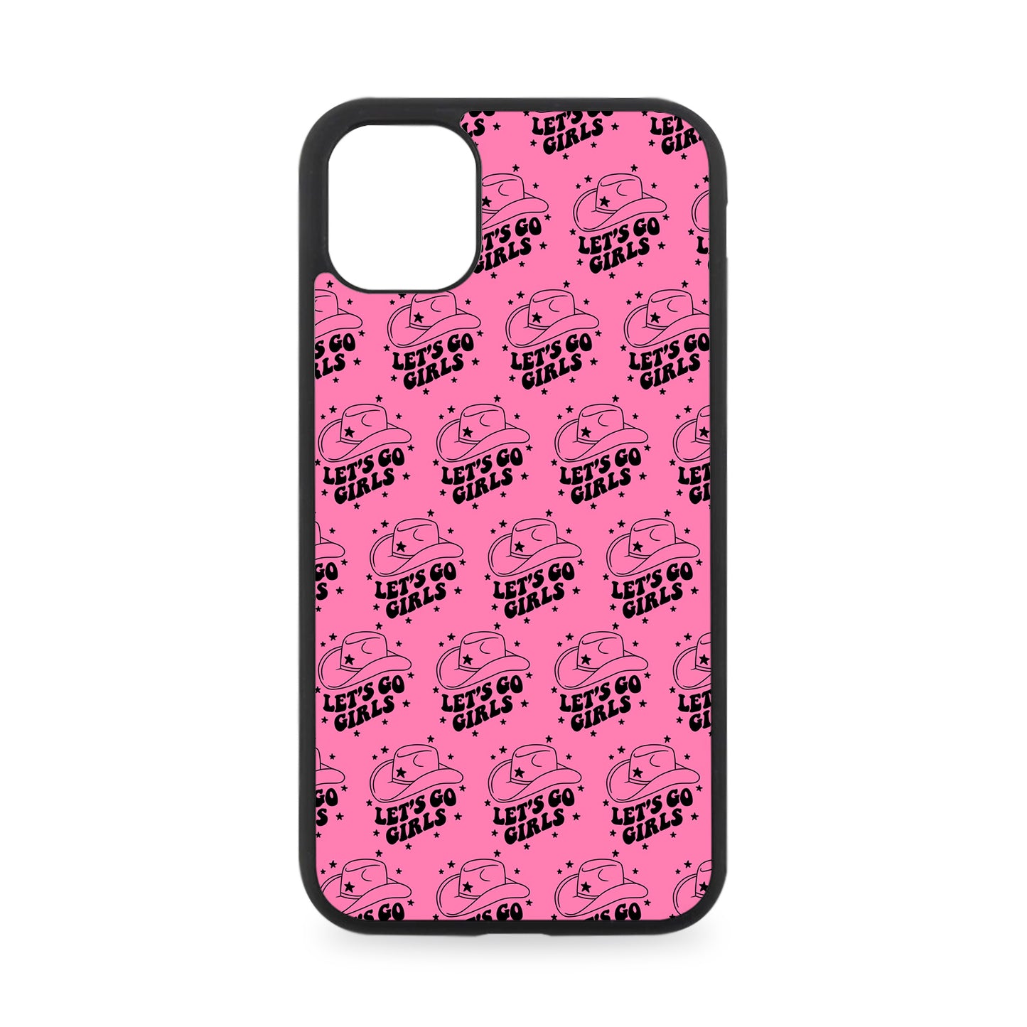 LET'S GO GIRLS RUBBER PHONE CASE