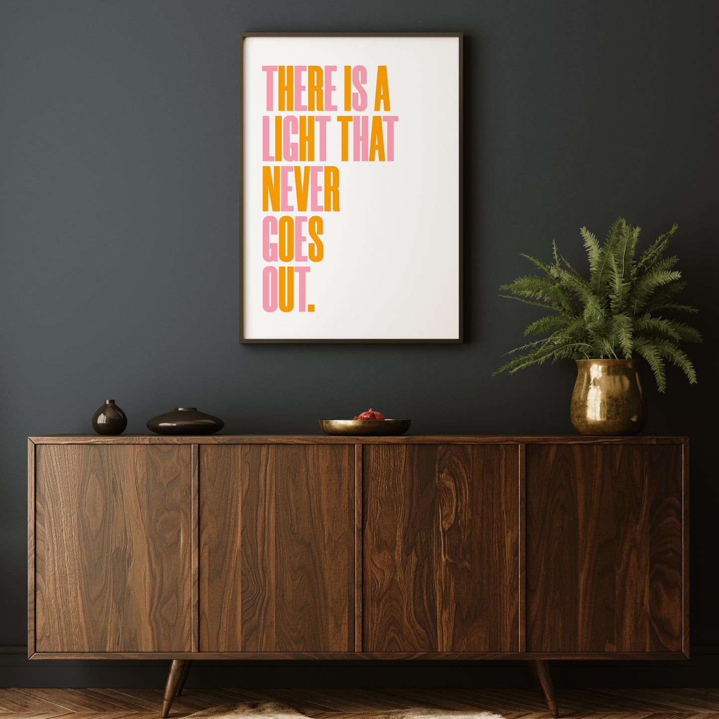 THERE IS A LIGHT THAT NEVE GOES OUT PRINT
