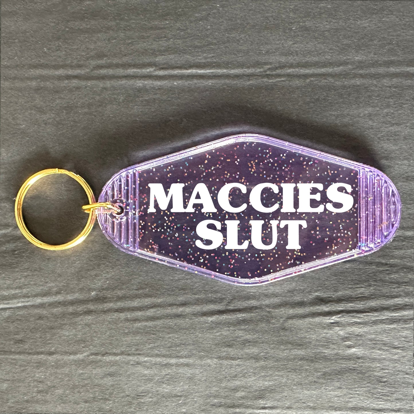 MACCIES SLUT KEYRING