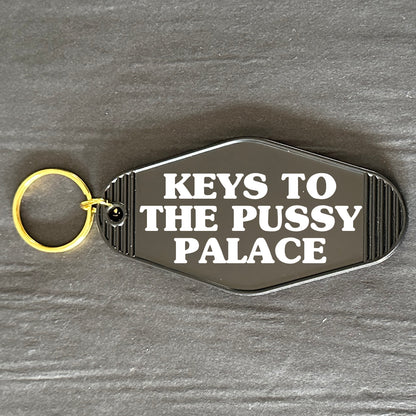 PUSSY PALACE KEYRING