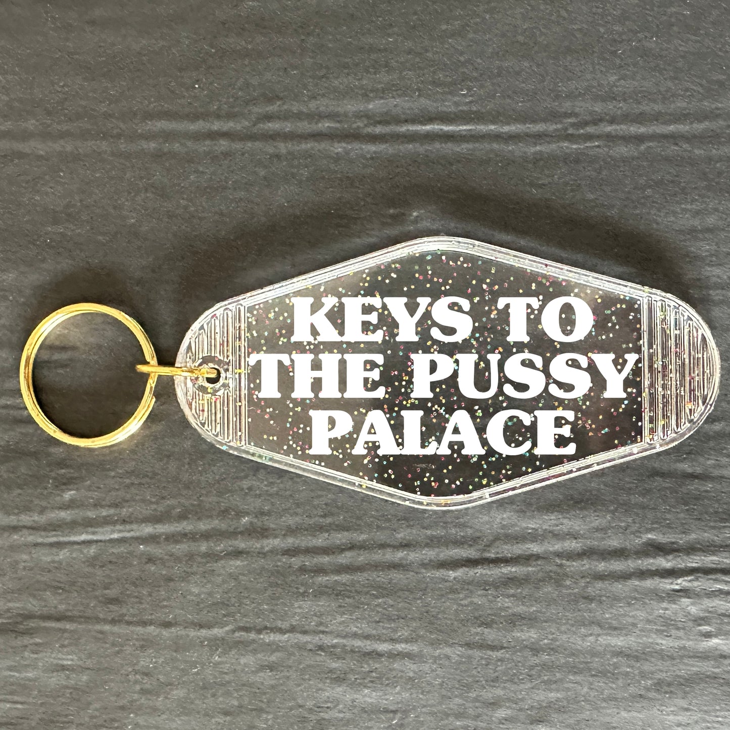 PUSSY PALACE KEYRING