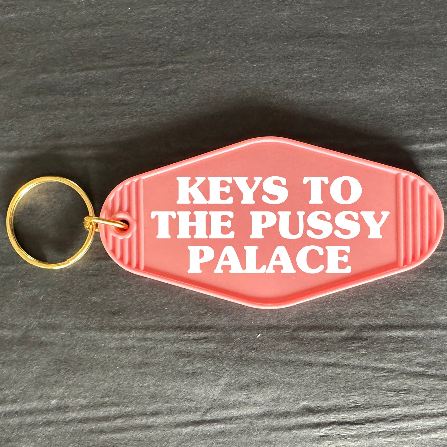 PUSSY PALACE KEYRING