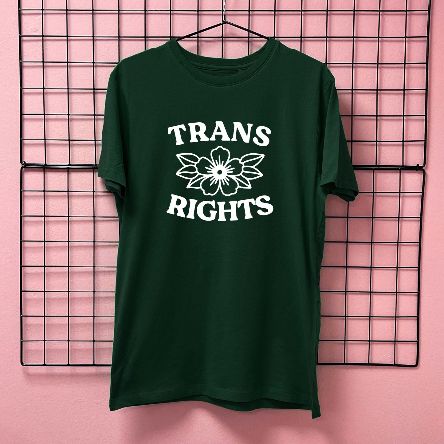 TRANS RIGHTS FLOWER T-SHIRT