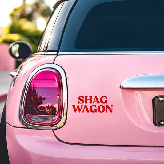 SHAG WAGON CAR DECAL STICKER