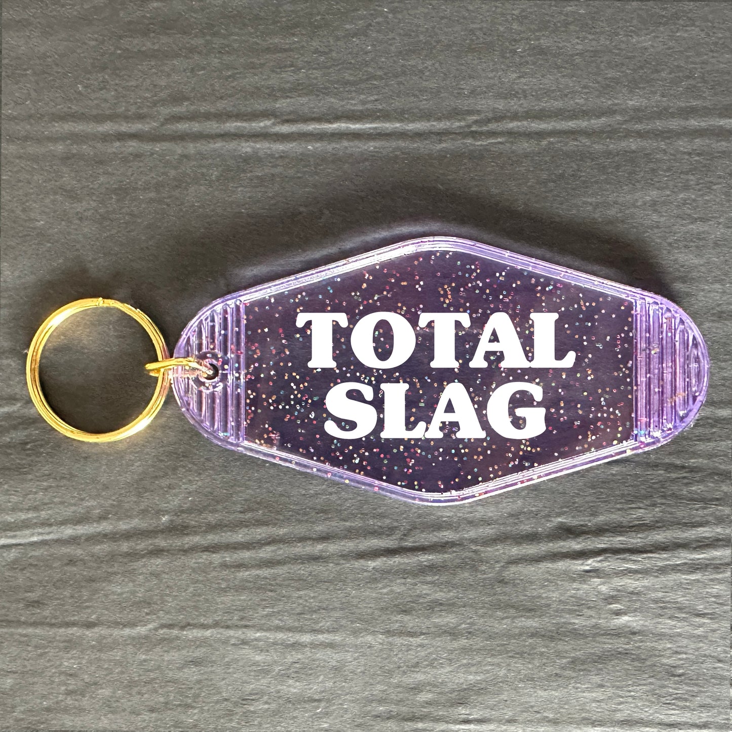 TOTAL SLAG KEYRING