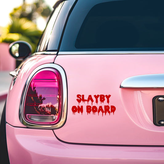 SLAYBY CAR DECAL STICKER